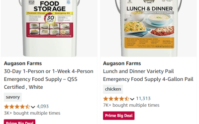 Amazon Prime Day and Food Storage